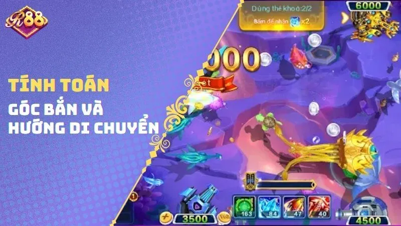 Tính toán góc bắn và hướng di chuyển